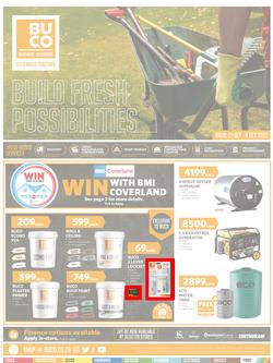 BUCO : Build Fresh Possibilities (21 September - 09 October 2022) | Valid In Hammanskraal, Lethlabile, Embalenhle, Acornhoek, Giyani, Jane Furse, Polokwane Rissik, Legae La Batho, Shayandima, page 1