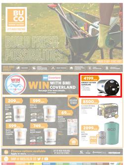 BUCO : Build Fresh Possibilities (21 September - 09 October 2022) | Valid In Hammanskraal, Lethlabile, Embalenhle, Acornhoek, Giyani, Jane Furse, Polokwane Rissik, Legae La Batho, Shayandima, page 1