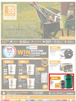 BUCO : Build Fresh Possibilities (21 September - 09 October 2022) | Valid In Hammanskraal, Lethlabile, Embalenhle, Acornhoek, Giyani, Jane Furse, Polokwane Rissik, Legae La Batho, Shayandima, page 1