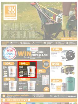 BUCO : Build Fresh Possibilities (21 September - 09 October 2022) | Valid In Hammanskraal, Lethlabile, Embalenhle, Acornhoek, Giyani, Jane Furse, Polokwane Rissik, Legae La Batho, Shayandima, page 1