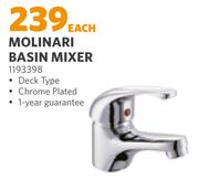 Molinari Basin Mixer-Each