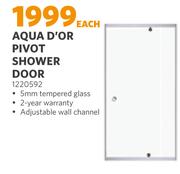 Aqua D'or Pivot Shower Door-Each