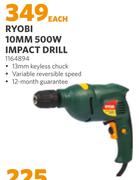 Ryobi 10MM 500W Impact Drill-Each