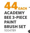 Academy BEE 3-Piece Paint Brush Set 1004789