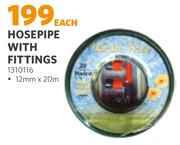 Hosepipe With Fittings 12mm x 20m 1310116 