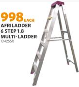 Afriladder 6 Step 1.8 Multi-Ladder 1342550