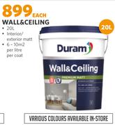 Duram Walls & Ceiling-20Ltr