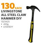 Livingstone All Steel Claw Hammer DIY 1323425