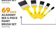 Academy BEE 5-Piece Paint Brush Set 1004790
