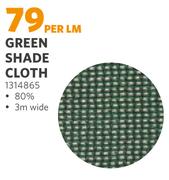 Green Shade Cloth 1314865-Per LM