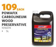 Powafix Carbolineum Wood Preservative 1016074-5Ltr