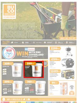 BUCO : Build Fresh Possibilities (21 September - 09 October 2022) | Valid In Athlone, Bergvliet, Blackheath, Bloemfontein, Brits, Burgersfort, Cape Town, Chamdor, Vasco, Claremont, East London, page 1