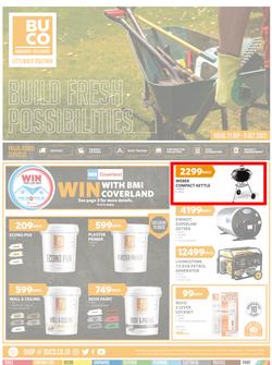 BUCO : Build Fresh Possibilities (21 September - 09 October 2022) | Valid In Athlone, Bergvliet, Blackheath, Bloemfontein, Brits, Burgersfort, Cape Town, Chamdor, Vasco, Claremont, East London, page 1