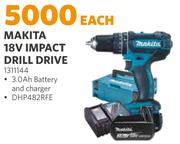 Makita 18V Impact Drill Drive 1311144-Each