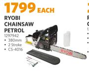 Ryobi Chainsaw Petrol 1297942-Each