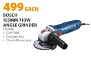 Bosch 155MM 710W Angle Grinder 1337414-Each