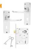 Mortice Lockset Pro Series 1346460-Each