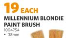 Millennium Blondie Paint Brush 38mm 1004754-Each