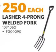 Lasher 4 Prong Welded Fork 1074060-Each