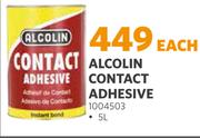 Alcolin Contact Adhesive 1004503-5L Each