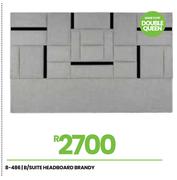 Brandy B/Suite Headboard For Double/Queen 8-486