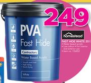 Homestead Fast Hide White-20Ltr