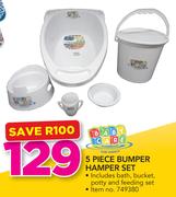 Baby Care 5 Piece Bumper Hamper Set