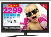 Telefunken 32" FHD LED TV TLED-32FHDP