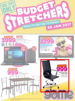 Game : Budget Stretchers (20 Jan 2017 Only), page 1