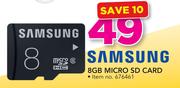 Samsung 8GB Micro SD Card