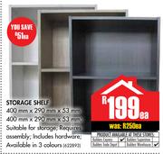 Storage Shelf 400x290x53mm-Each