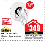 Builders Style Shower Mixer
