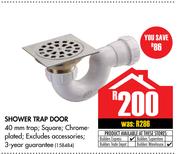 Shower Trap Door
