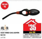 Alva Flexi Turbo Gas Lighter BA155