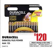 Duracell Plus Power AAA-12's Pack