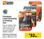 Garden Master Compost Lawn Dressing Or Potting Soil-Each