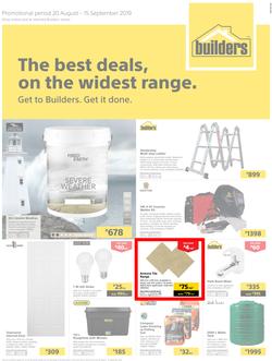 Builders Superstore Inland : The Best Deals On The Widest Range (20 Aug - 15 Sept 2019), page 1