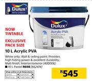 Dulux Acrylic PVA (Pastel)-10Ltr