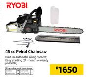 Ryobi 45cc Petrol Chainsaw