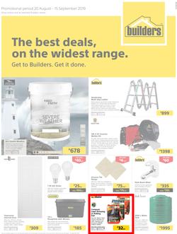 Builders Superstore KZN & EL : The Best Deals On The Widest Range (20 Aug - 15 Sept 2019), page 1