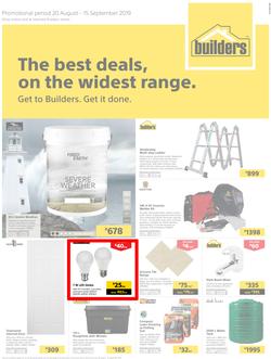 Builders Superstore KZN & EL : The Best Deals On The Widest Range (20 Aug - 15 Sept 2019), page 1