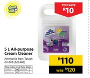 Clean dry All Purpose Cream Cleaner-5Ltr