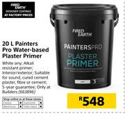 Fired Earth Painters Pro Water Based Plaster Primer-20Ltr