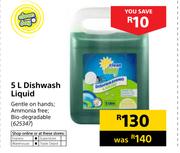 Clean dry Dishwash Liquid-5Ltr