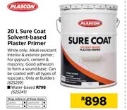 Plascon Sure Coat Water Based Plaster Primer-20Ltr
