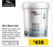 Fired Earth New Coat-20Ltr
