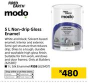 Fired Earth Modo Non Drip Silk Enamel-1Ltr