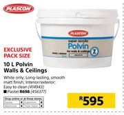 Plascon Polvin Walls & Ceilings (Pastel)-10Ltr
