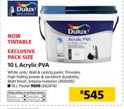 Dulux Acrylic PVA (Pastel)-10Ltr