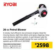 Ryobi 26cc Petrol Blower